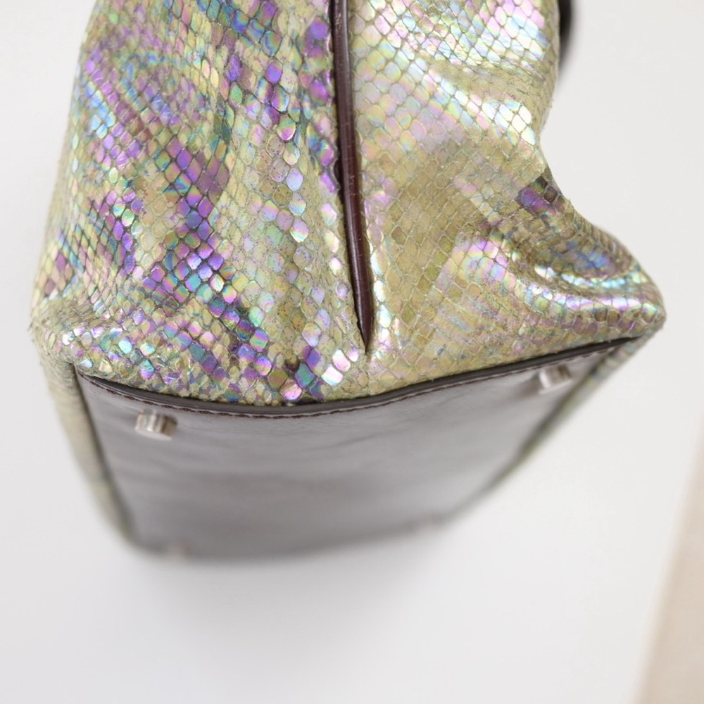 Python Snake Printed Adrienne Vittadini Purse Wit… - image 6